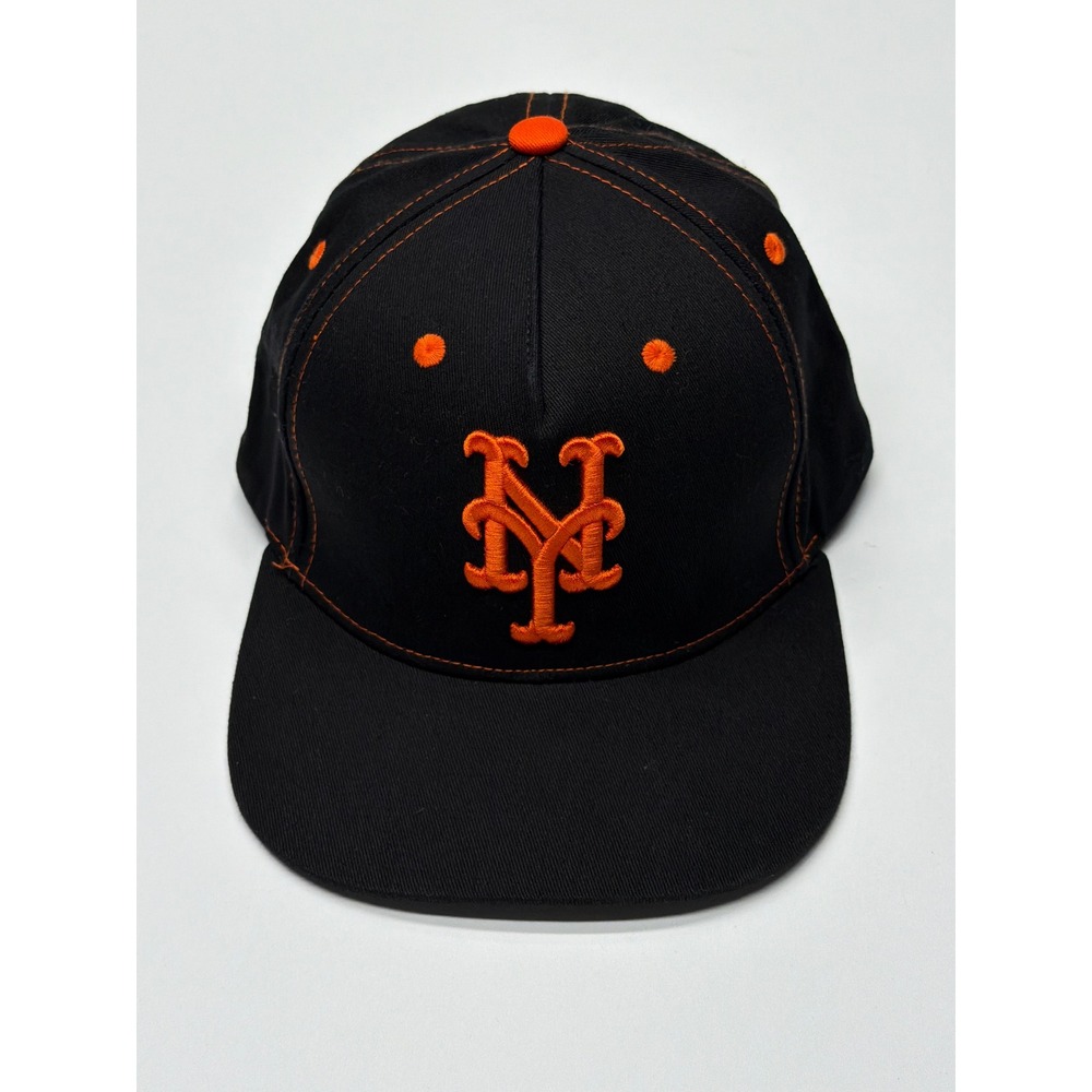 New York‎ Mets Baseball Cap Black Orange Snapback Kids Youth